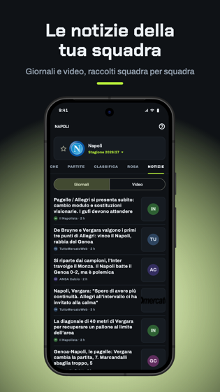Notizie e video dalle fonti sportive